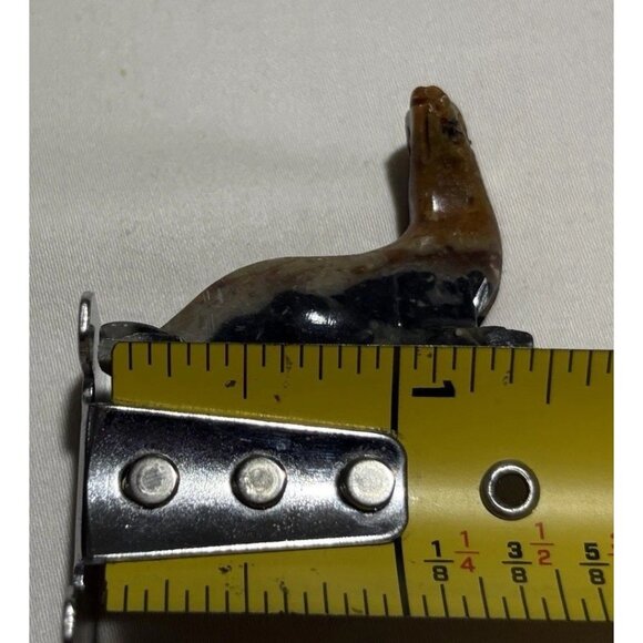 Vintage Carved Stone Seal/Sea Lion Figurine - Picture 6 of 7
